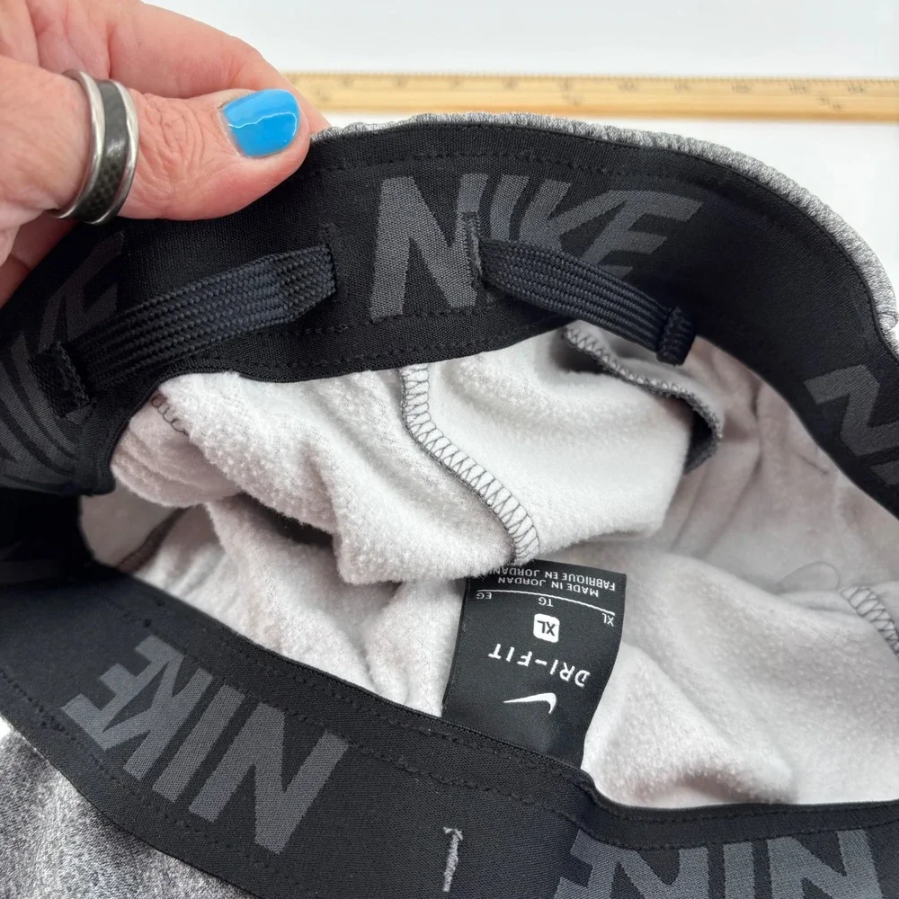 Nike Sweatpants‎ Kids XL Gray Excellent Dri-FIT Fleece Athletic Joggers